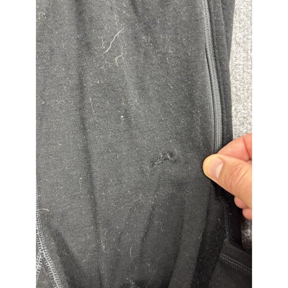 Smartwool Unitard Womens Large Black Hooded Merino Wool Zip One Piece Base Layer - Picture 10 of 10
